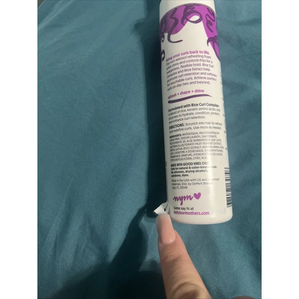 Not Your Mother's Curl Talk Refreshing Curl Foam 8 Fl.‎ Oz. Rice Curl Complex